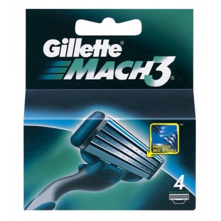 Gillette Mach3 náhradní hlavice 4 ks