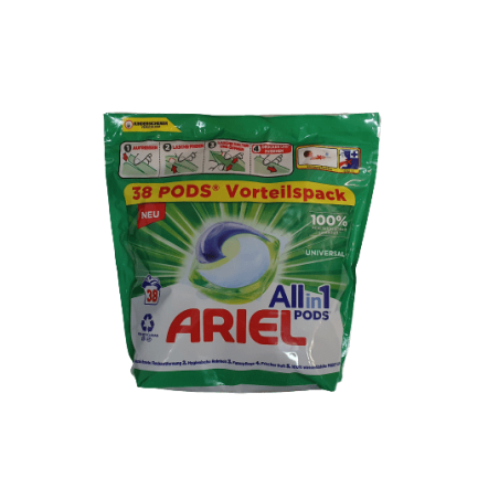 Prací gelové kapsle Ariel Allin1 UNI+ 33ks