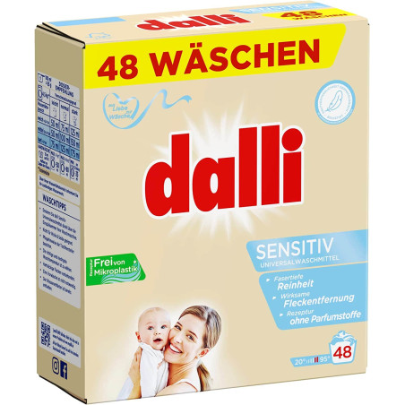 Dalli Sensitiv prací prášek 48 dávek